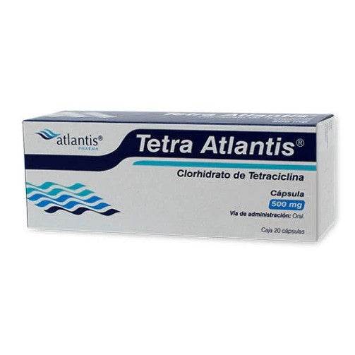 Tetra Atlantis 500Mg Con 20 Capsulas (Clorhidrato De Tetraciclina) - WeCare Pharma