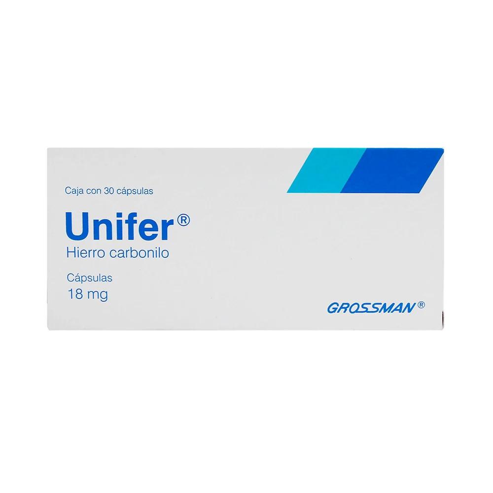 Unifer 18Mg Con 30 Capsulas (Hierro Carbonilo)