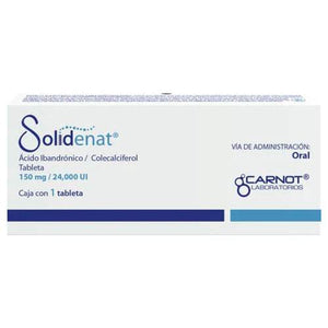 Solidenat 150Mg/24000Unid Con 1 Tabletas (Acido Ibandronico/Colecalcif ...