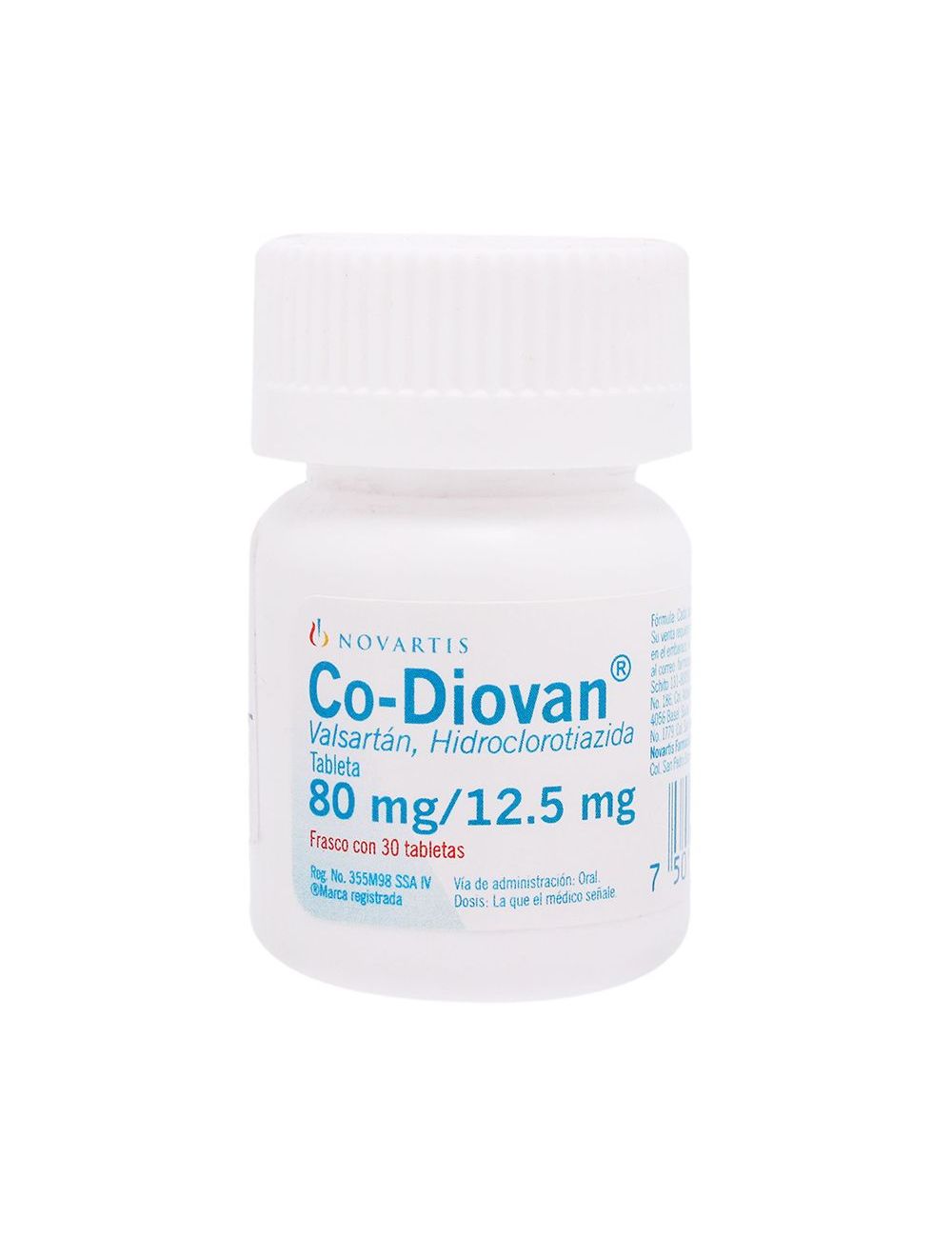 Co-Diovan 80Mg/12.5Mg Con 30 Tabletas (Valsartan/Hidroclorotiazida)