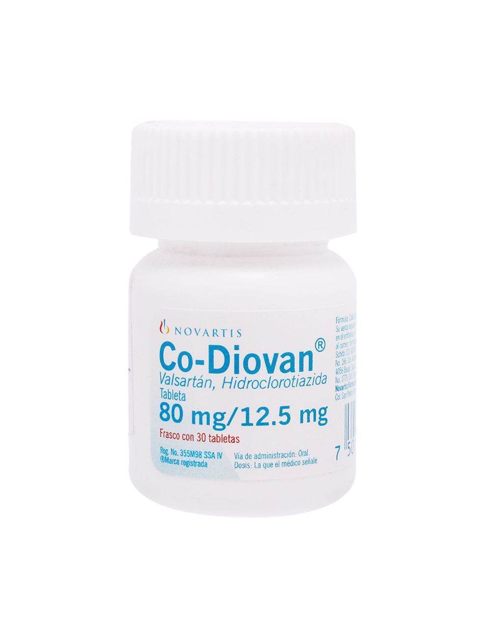 Co-Diovan 80mg/12.5mg with 30 Tablets (Valsartan/Hydrochlorothiazide ...