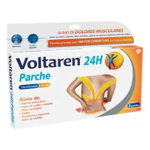 Voltaren 24H Parche 30Mg Con 5 (Diclofenaco)