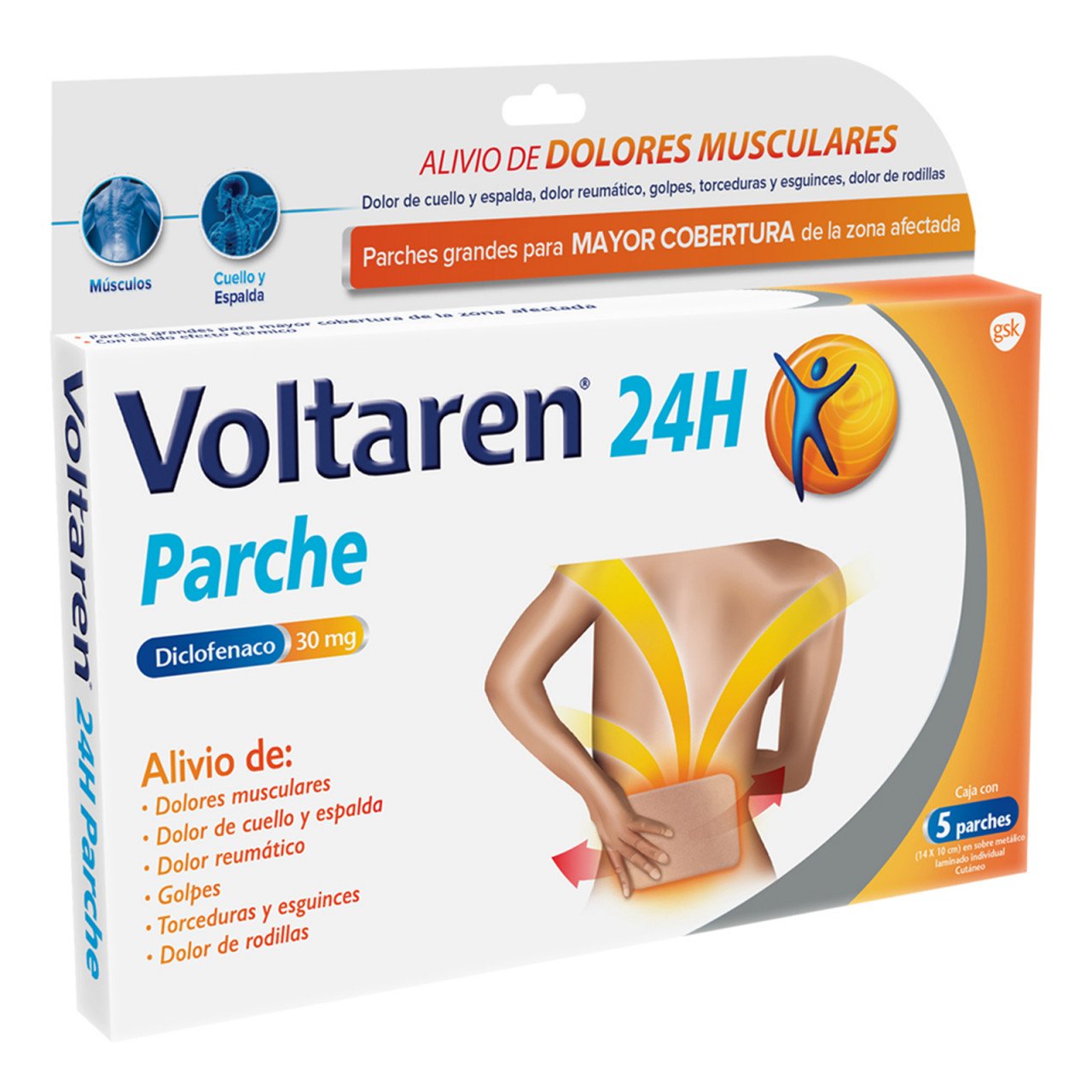 Voltaren Parche 30Mg Con 5 (Diclofenaco)