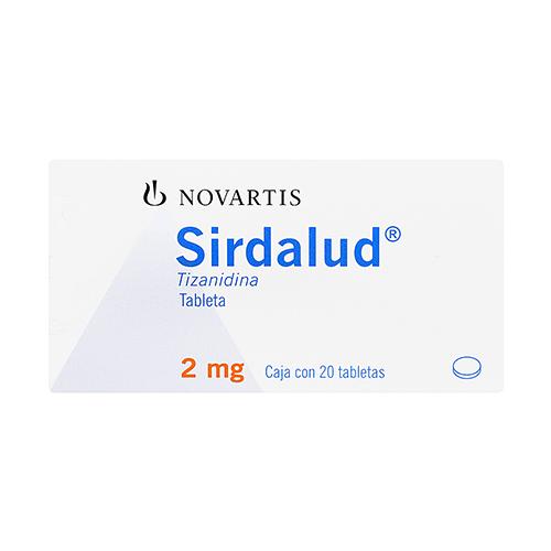 Sirdalud 2Mg Con 20 Tabletas (Tizanidina)