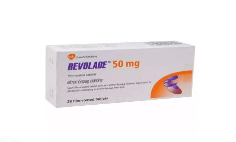 Revolade 50Mg Con 28 Tabletas (Eltrombopag)