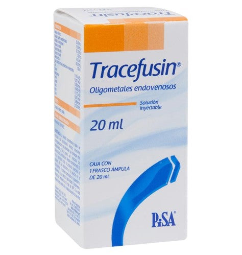 Tracefusin 20Ml Con 1 Ampulas (Oligometales Endovenosos)