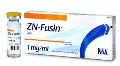 Zn-Fusin Frasco 1Mg/Ml Con 5 Ampulas (Zinc) - WeCare Pharma