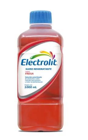 Electrolit Frasco 1000Ml Fresa (Electrolitos Orales) - WeCare Pharma