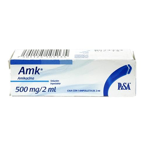 Amk 500Mg 2Ml Con 1 Ampulas (Amikacina)