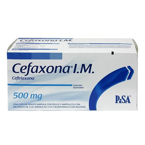 Cefaxona I 500Mg Con 1 Ampulas (Ceftriaxona)