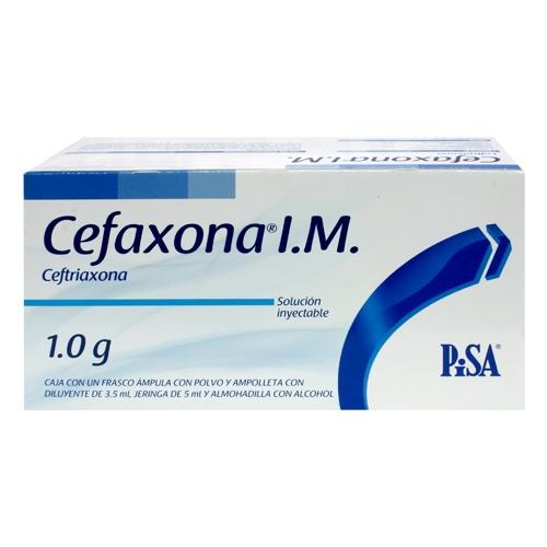 Cefaxona Im 1G Con 1 Ampulas (Ceftriaxona)