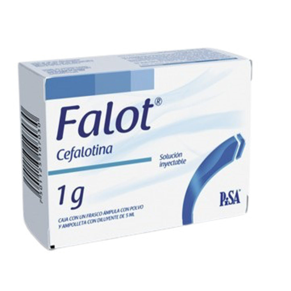 Falot Frasco 1G Con 1 Ampulas (Cefalotina)