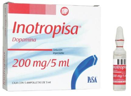 Inotropisa 200Mg/5Ml Con 5 Ampulas (Dopamina) - WeCare Pharma