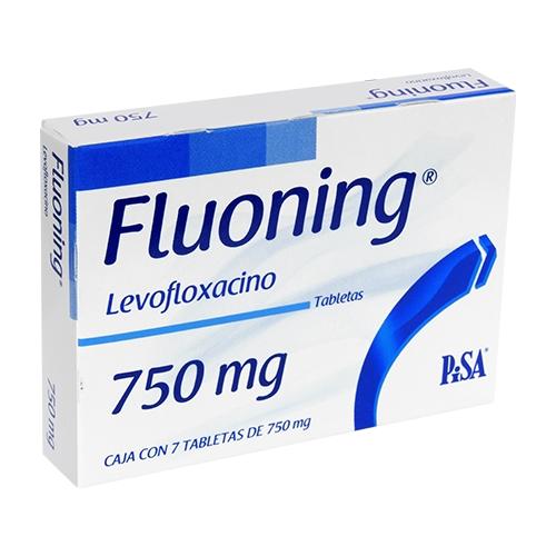 Fluoning 750Mg Con 7 Pisa Tabletas (Levofloxacino)