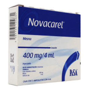 Novacarel 400Mg/4Ml Con 5 Ampulas (Mesna)