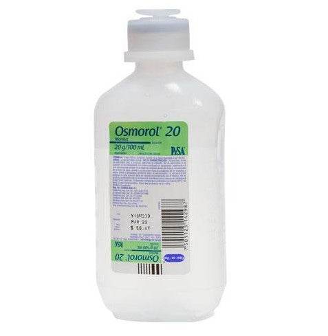 Osmorol Frasco 20G/100Ml 250Ml (Manitol) - WeCare Pharma
