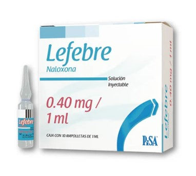 Lefebre 0.40Mg/Ml Con 10 Ampulas (Naloxona)