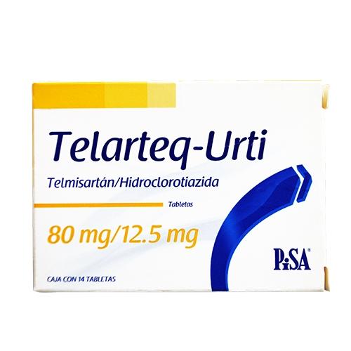 Telarquet-Urti 80Mg/12.5Mg Con 14 Tabletas (Telmisartan/Hidroclorotiazida)