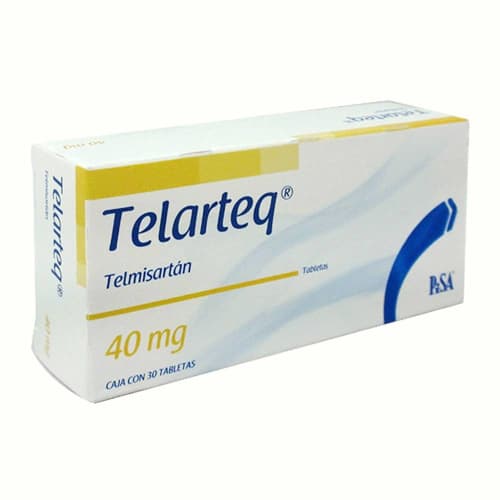 Telarteq 40Mg Con 30 Tabletas (Telmisartan)