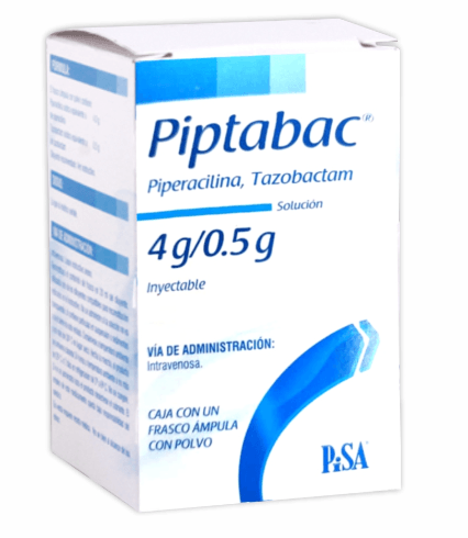 Piptabac Frasco 4/0.5G Con 1 Ampulas (Piperacilina/Tazobactam) - WeCare Pharma