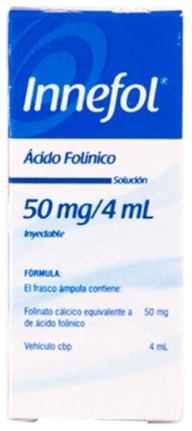 Innefol Frasco 50Mg/4Ml Con 1 Ampulas (Ac Folinico)