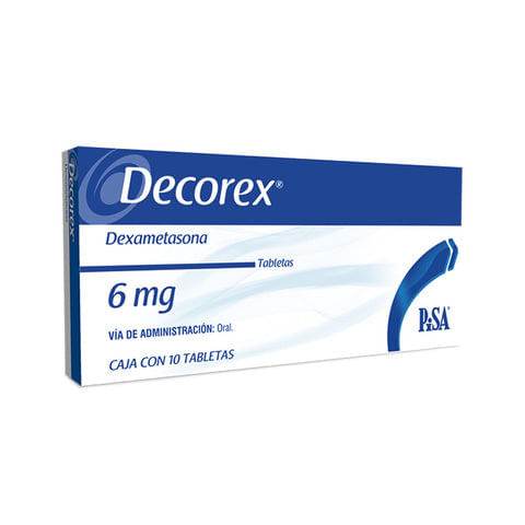 Decorex 6Mg Con 10 Tabletas (Dexametasona) - WeCare Pharma