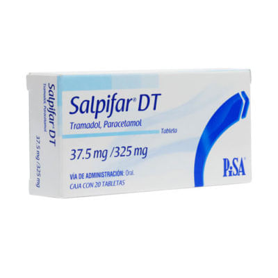 Salpifar 37.5/325Mg Con 20 Tabletas (Paracetamol/Tramadol)