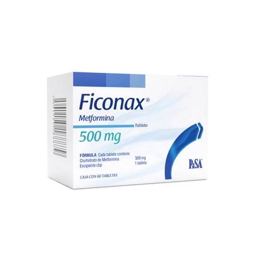 Ficonax 500Mg Con 60 Tabletas (Metformina) - WeCare Pharma