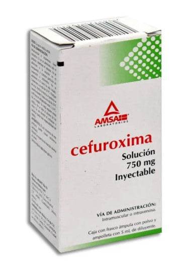 Cefuroxima Frasco 750Mg Con 1 Amsa Ampulas - WeCare Pharma