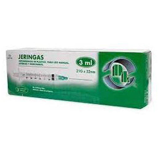 Jeringa Dl 3Ml 21Gx32Mm Con 5 - WeCare Pharma