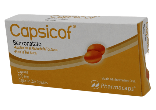 Capsicof 100Mg Con 20 Capsulas (Benzonatato) - WeCare Pharma