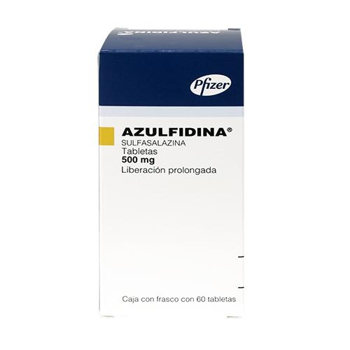 Azulfidina 500Mg Con 60 Tabletas (Sulfasalazina)