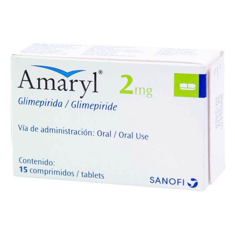 Amaryl 2Mg Con 15 Tabletas (Glimepirida) - WeCare Pharma
