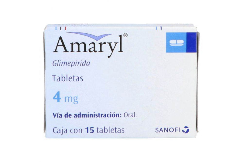 Amaryl 4Mg Con 15 Tabletas ( Glimepirida) - WeCare Pharma
