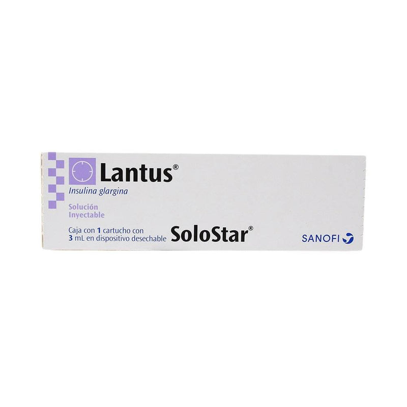 Lantus Solostar Pluma 100Unid/Ml 3Ml Con 1 (Insulina Glargina) - WeCare Pharma