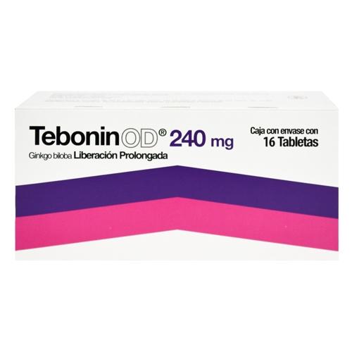 Tebonin Od 240Mg Con 16 Tabletas (Ginkgo Biloba)