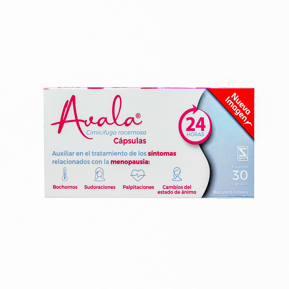 Avala 6.5Mg Con 30 Capsulas (Cimicifuga Racemosa)