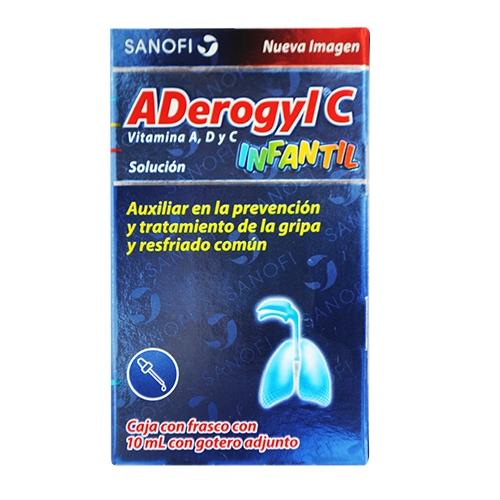 Aderogyl C Frasco 10 Ml Con 1 (Retinol/Ac Ascorbico/Ergocalciferol)