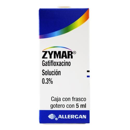 Zymar Gotas 0.3% 5Ml (Gatifloxacino)