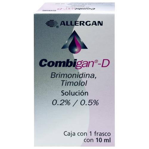 Combigan-D Gotas 0.2%/0.5% Frasco 10Ml (Brimodinina/Timolol)