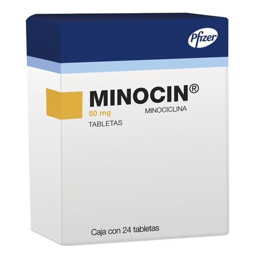 Minocin 50Mg Con 24 Tabletas (Minociclina)