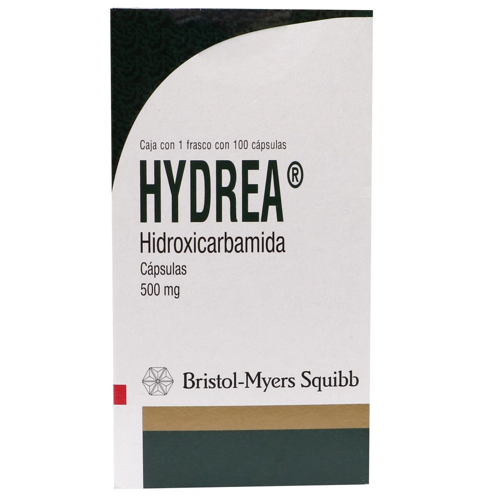 Hydrea 500Mg Con 100 Capsulas (Hidroxicarbamida)