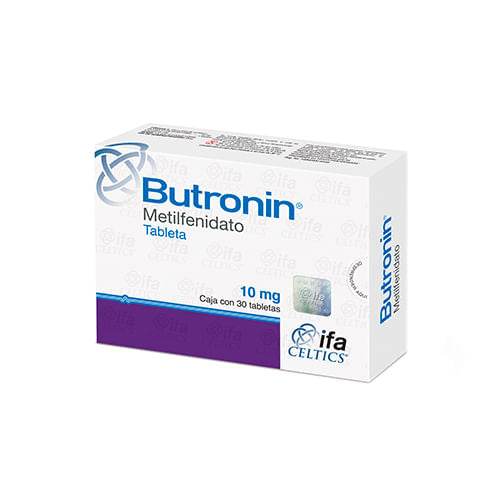 Butronin (Metilfenidato) Tabletas 10Mg Con 30 - WeCare Pharma