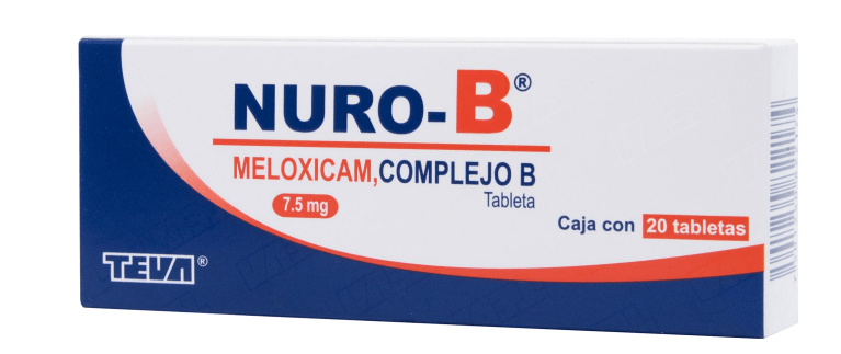 Nuro-B 7.5Mg Con 20 Capsulas (Meloxicam/Complejo B)