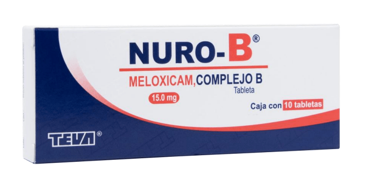 Nuro-B 15Mg Con 10 Capsulas (Meloxicam/Complejo B)