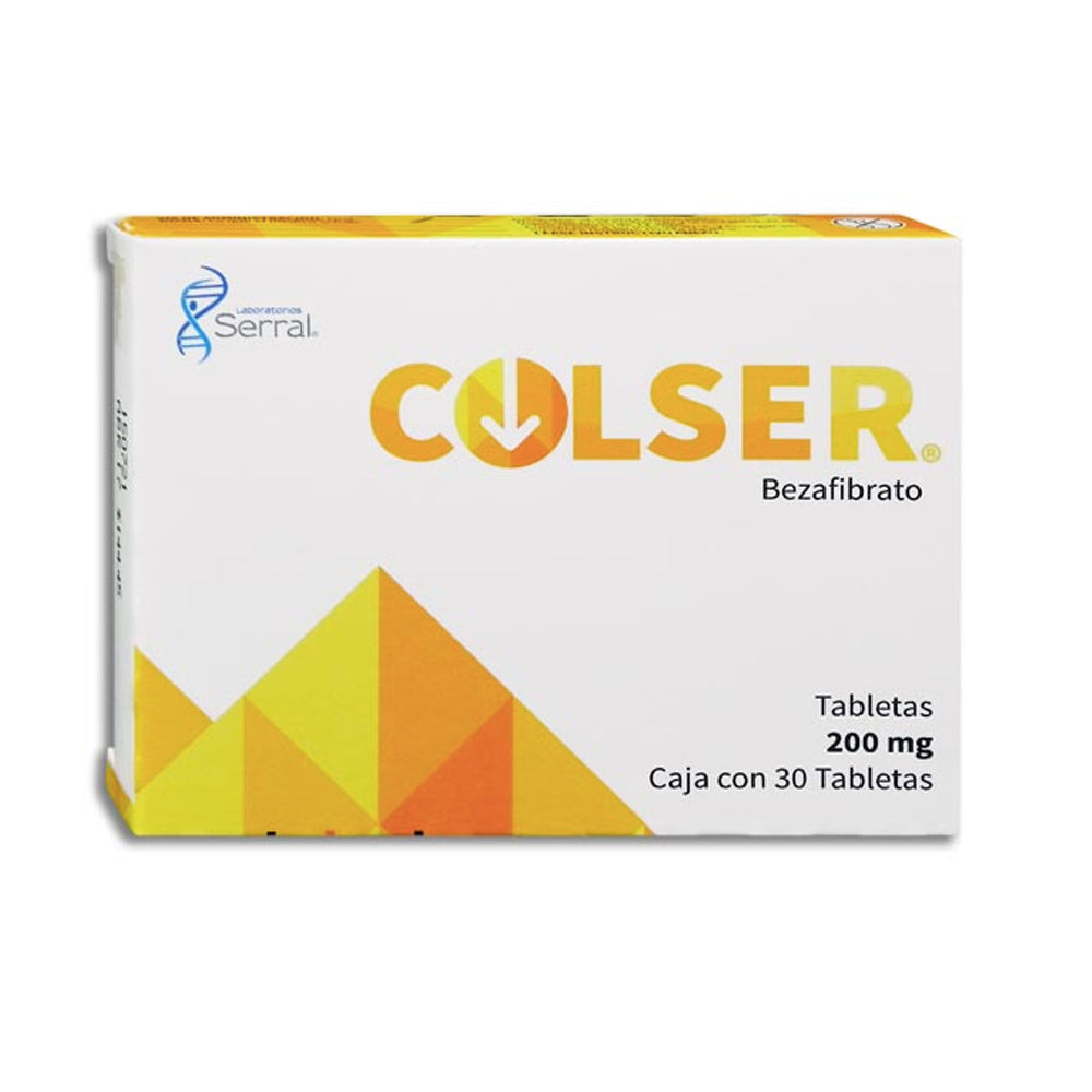 Colser 200Mg Con 30 Tabletas (Bezafibrato)