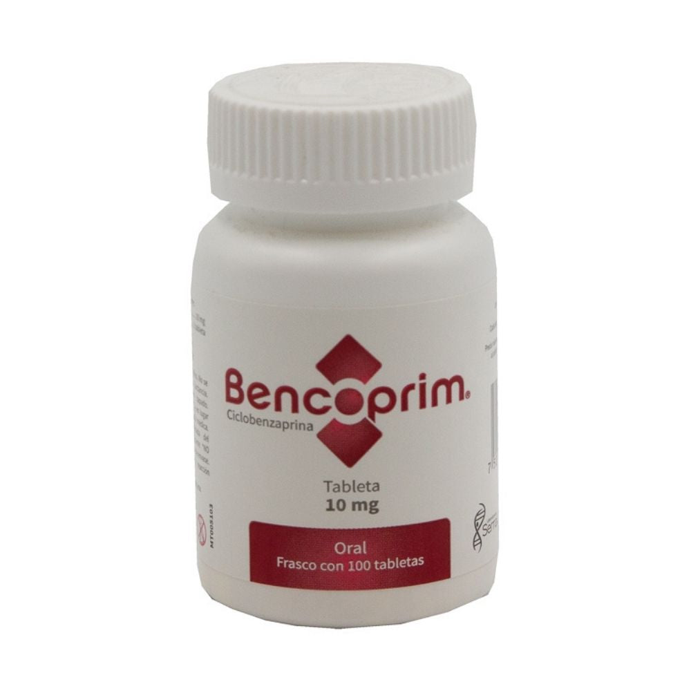 Bencoprim 10Mg Con 100 Tabletas (Ciclobenzaprina)