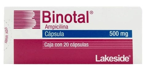 Binotal 500Mg Con 20 Capsulas (Ampicilina)