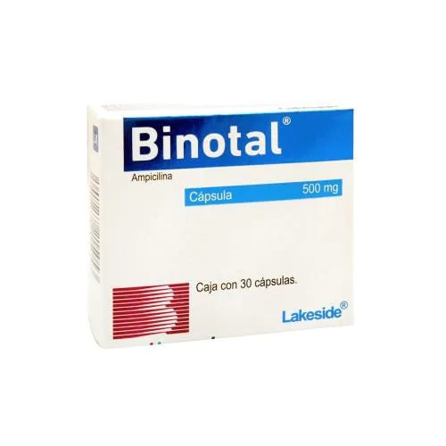 Binotal 500Mg Con 30 Capsulas (Ampicilina)