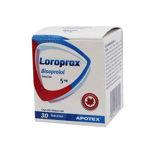 Loroprax 5Mg Con 30 Apotex Tabletas (Bisoprolol) - WeCare Pharma